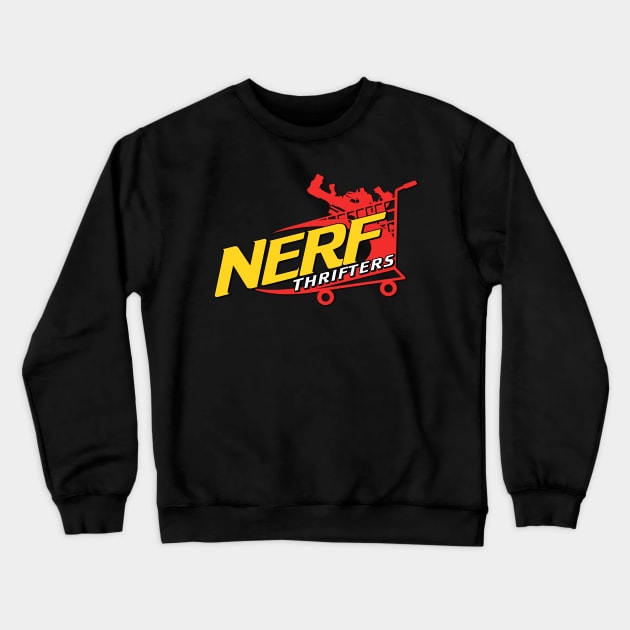 NERF THRIFTERS! Crewneck Sweatshirt by allthernerds